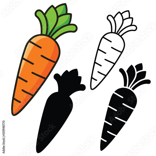 set of carrots