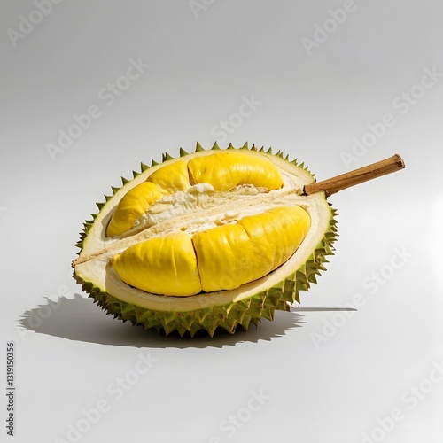 durian isolated on white background