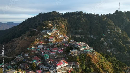 Aerial Drone Video of Darjeeling, India | Scenic Tea Gardens, Toy Train, Kanchenjunga Views  Misty Hills