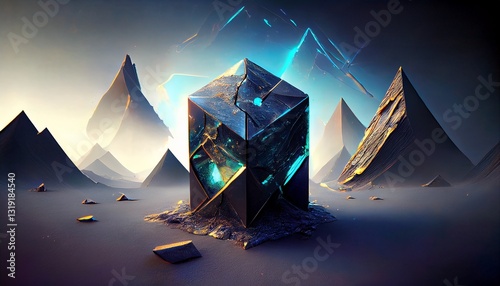 Explore the solitary relics within the ruins of a futuristic city.  