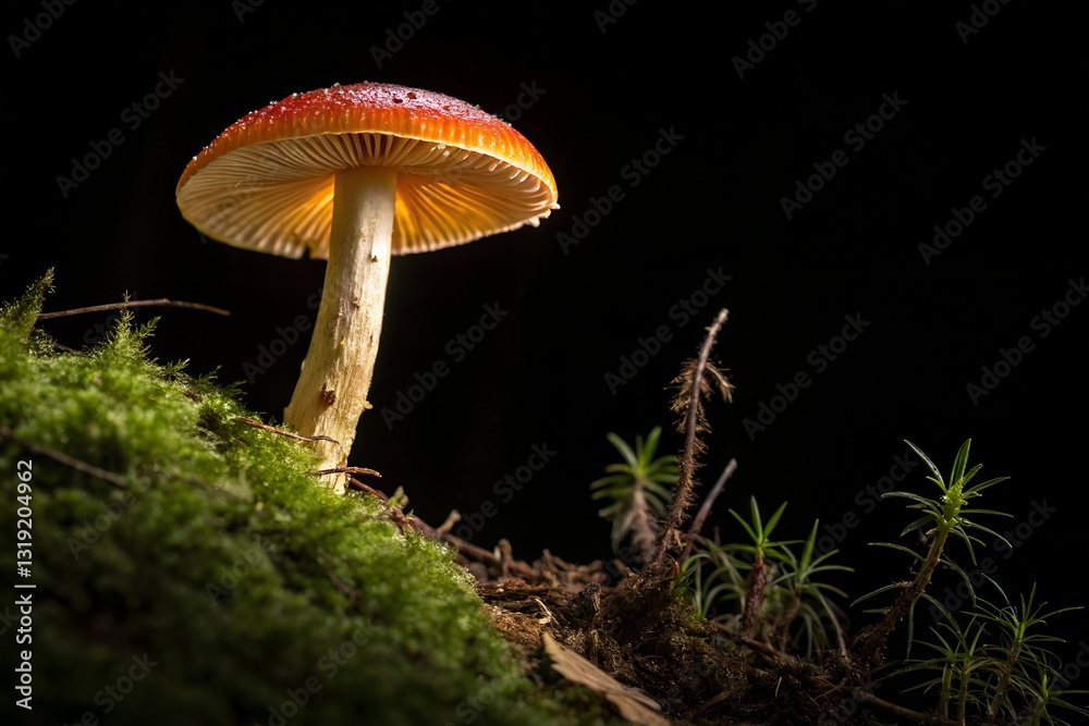 Fototapeta premium mushroom in the forest