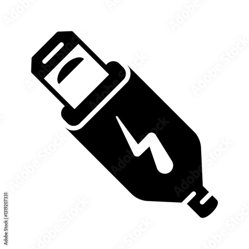 usb icon flat vecktor trendy popular simple