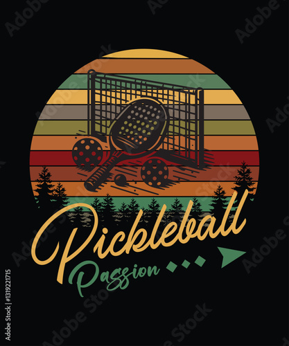 Pickleball Quote  Vintage trendy t-shirt  design graphic instant download from adobe stock