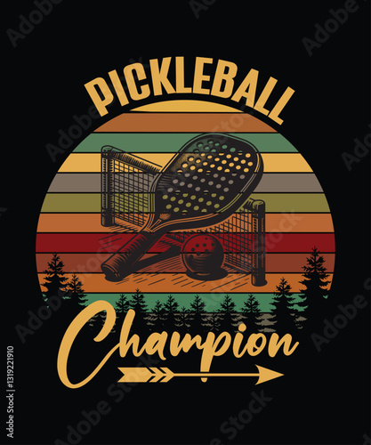 Pickleball Quote  Vintage trendy t-shirt  design graphic instant download from adobe stock