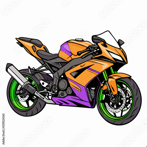 Motorcycle Illustration vector