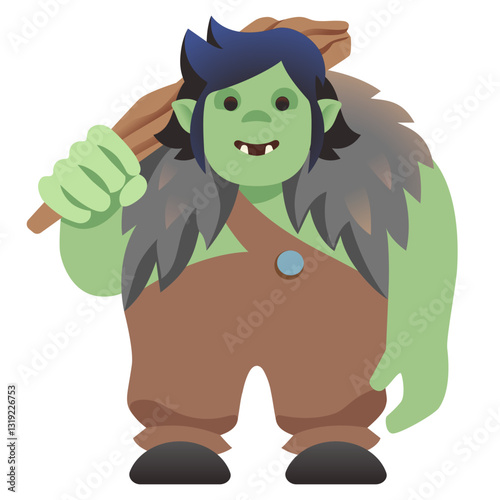 Troll with Club
