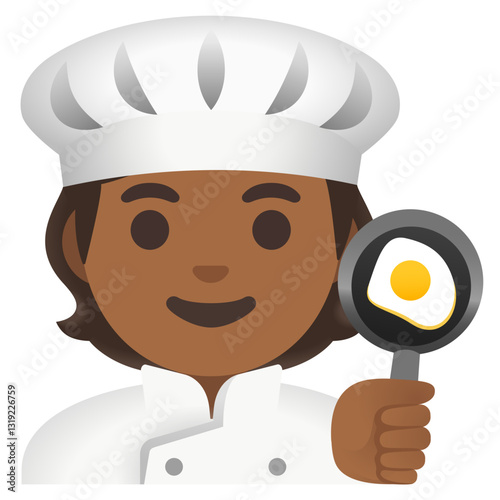 Chef with Fried Egg
