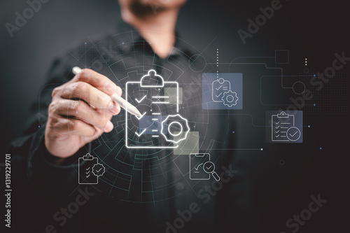Process Optimization and Quality Control. It signifies structured process improvements, ensuring accuracy, quality assurance, and operational efficiency in business or project management. photo
