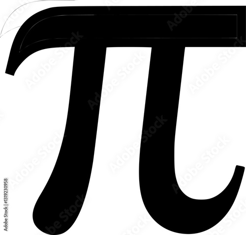 Pie sign icon vector on white background, sign and symbol.
