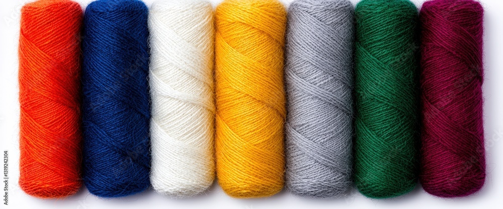 Rolled wool fiber in a vibrant skein displaying soft textures and rich colors for crafting and knitting projects Rolled wool fiber in a vibrant skein displaying soft textures and rich colors for crafting and knitting projects