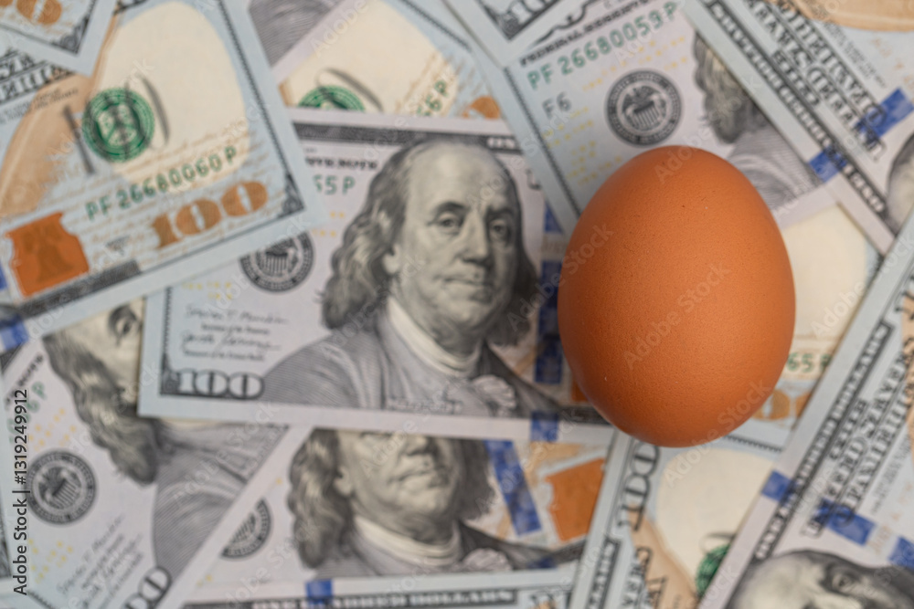 eggs on US 100 dollar banknotes