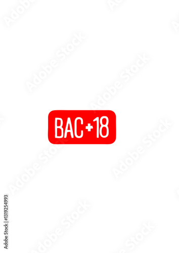 bac plus 18 logo baccalaureat