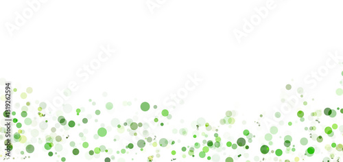 Abstract glitter green background bokeh glitter lights in round sparkle shapes or circles, sparkling celebration, bright bubble transparent light, gold sparkle. Shining dust, glowing confetti. Png