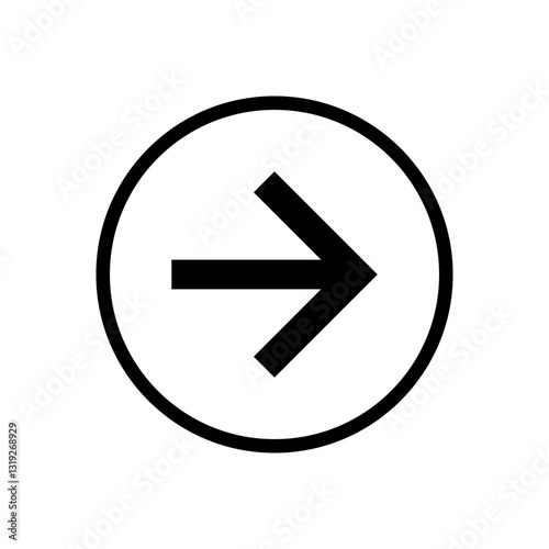 Free Download The next arrow vector icon, the flat design symbol. - GFXLoad