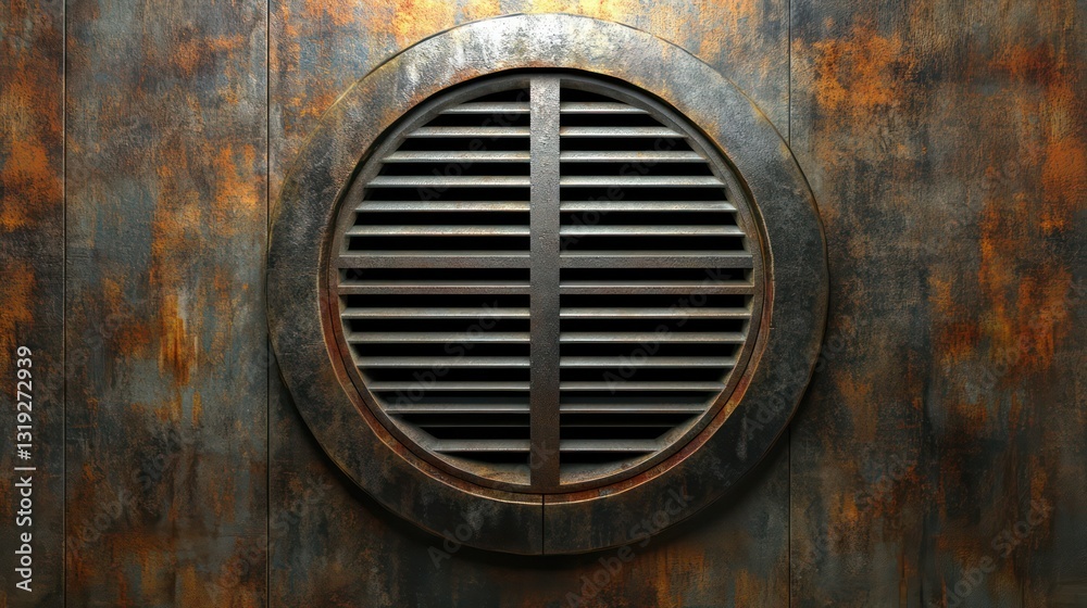 custom made wallpaper toronto digitalRusty Metal Wall Vent
