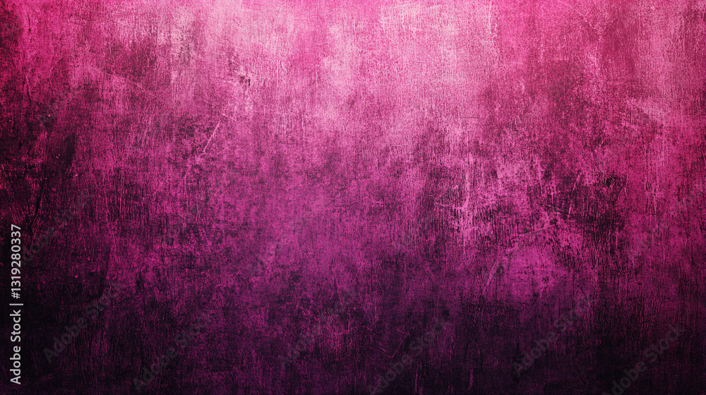 Fototapeta premium Dark pink textured background, gradient from light to dark, grunge style, ideal for design projects, adding depth and intensity