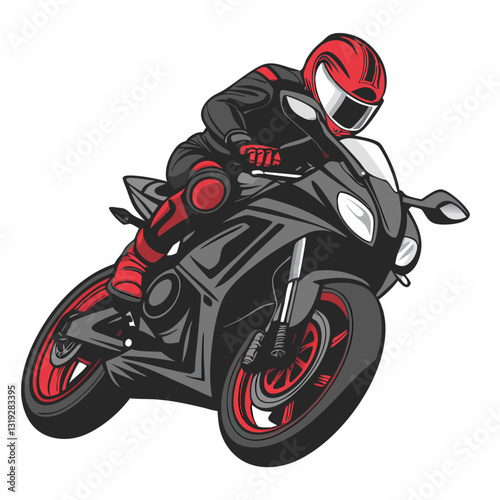 Motorcycle riders biker club racing vector  illustration