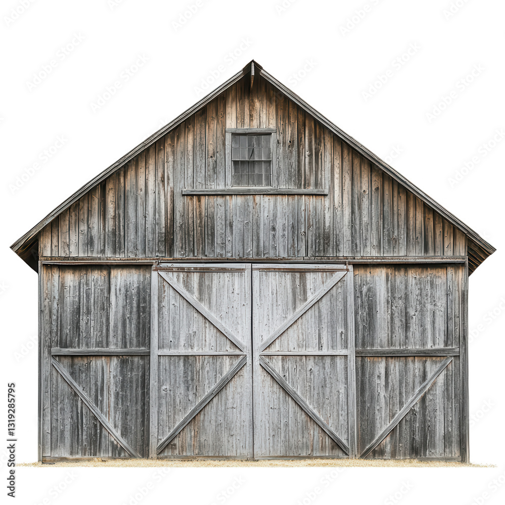 Rustic Barn: A weathered and timeworn barn, standing proudly, it's aged wooden facade telling tales of rural heritage, set against a background. Rustic Barn: A weathered and timeworn barn, standing proudly, it's aged wooden facade telling tales of rural heritage, set against a background.