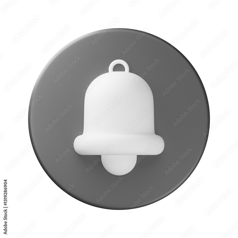 3d notification icon 3d notification icon