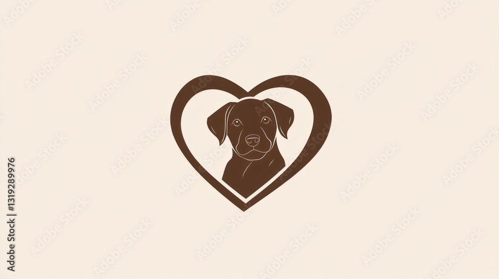 Chocolate Lab puppy heart love pet adoption Chocolate Lab puppy heart love pet adoption