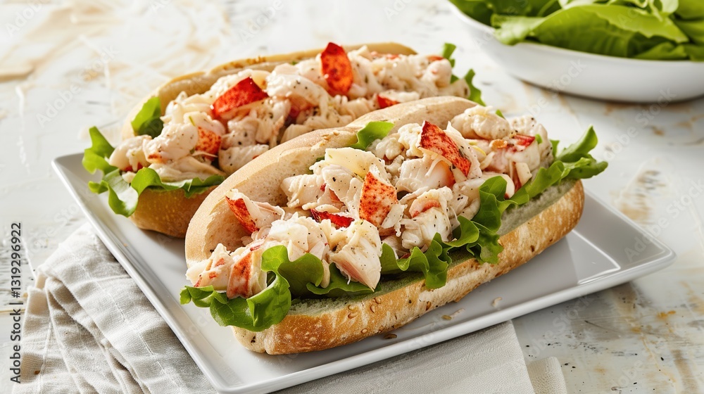 Boston Lobster Roll: A Seafood Sensation! Sink your teeth into this iconic New England treat filled with succulent lobster meat Boston Lobster Roll: A Seafood Sensation! Sink your teeth into this iconic New England treat filled with succulent lobster meat