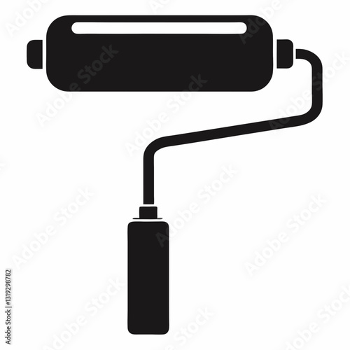 paint roller vector illustration