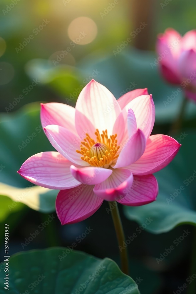 Soft petals blending with the surrounding environment, gentle, soothing Soft petals blending with the surrounding environment, gentle, soothing
