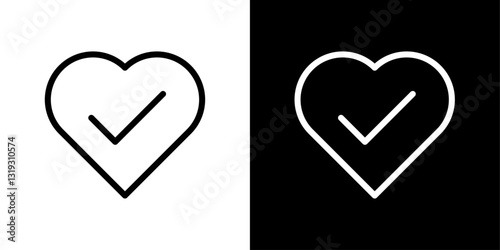 Good health icon pack in black and white colors