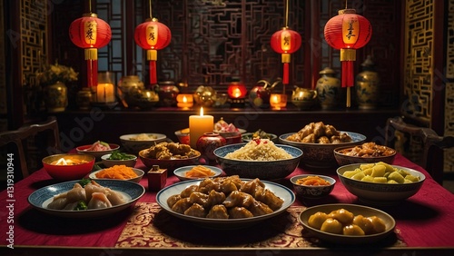 traditional chinese lanterns photo
