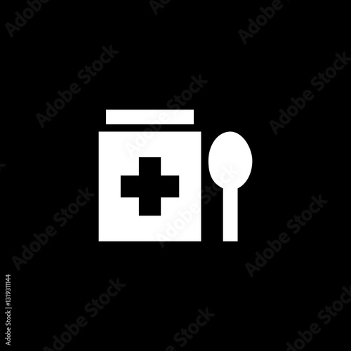 Medicine with Spoon
