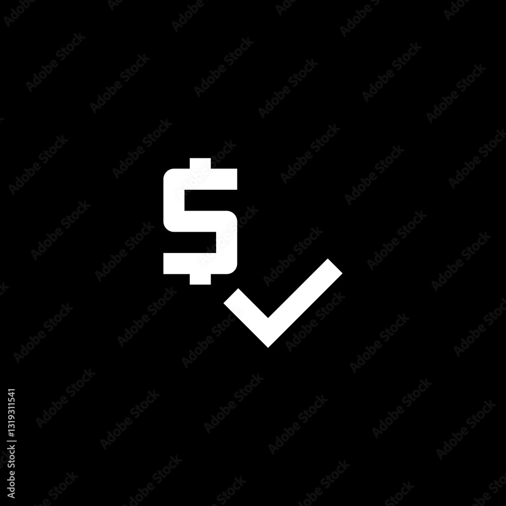 Fototapeta premium Payment Accepted 