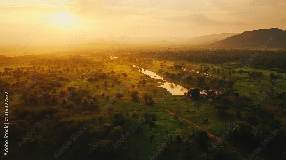 Fototapeta premium Exploring the diverse and enchanting landscapes of cambodia nature s hidden gems