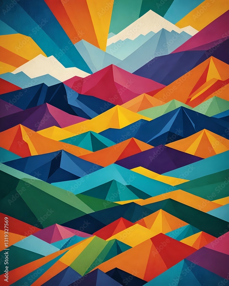 Obraz premium rainbow background full color