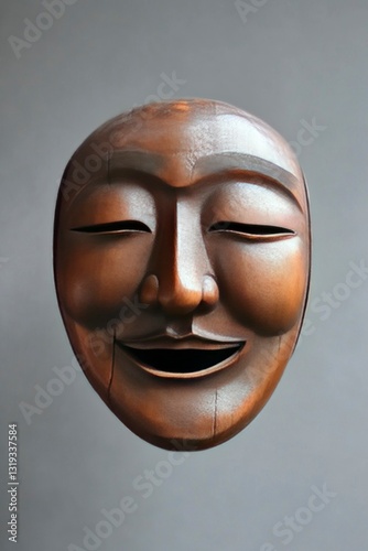 South korean hahoe wooden mask art cultural heritage exhibit traditional craft indoor gallery detailed historical context