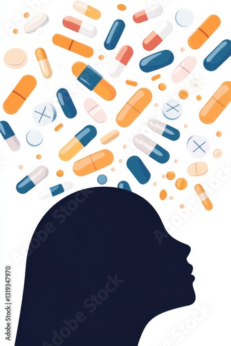 Understanding common migraine medications and their side effects in a minimalist design