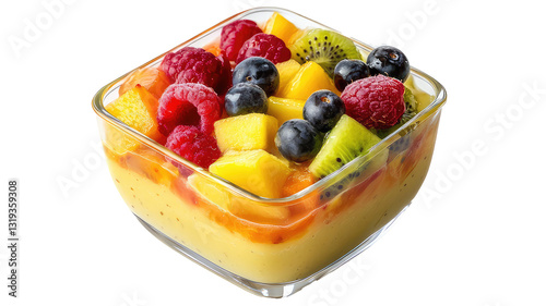 breakfast with berries, fruit combinations, salad with fresh fruits and berries
