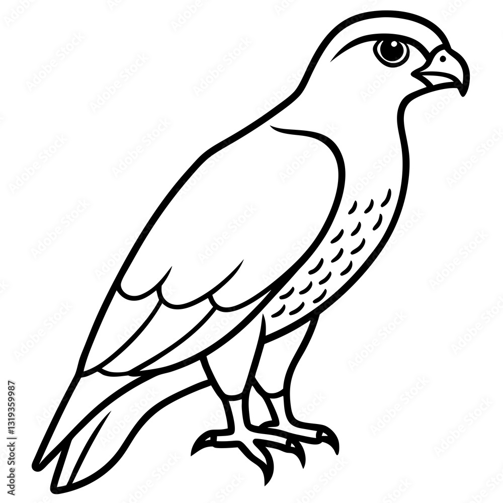 Minimal Falcon Vector Minimal Falcon Vector