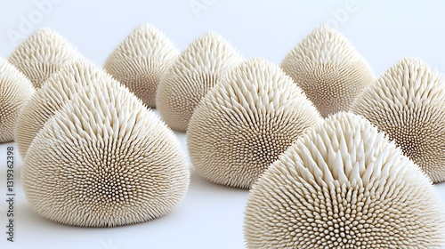 Abstract Coral Structures Representing Ocean Life with Natural Textures and Patterns