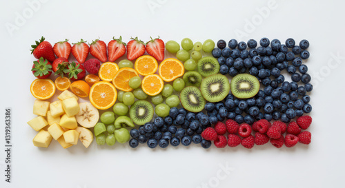 Vibrant Summer Fruits: Organic Berry and Citrus Medley for Healthy Snacking