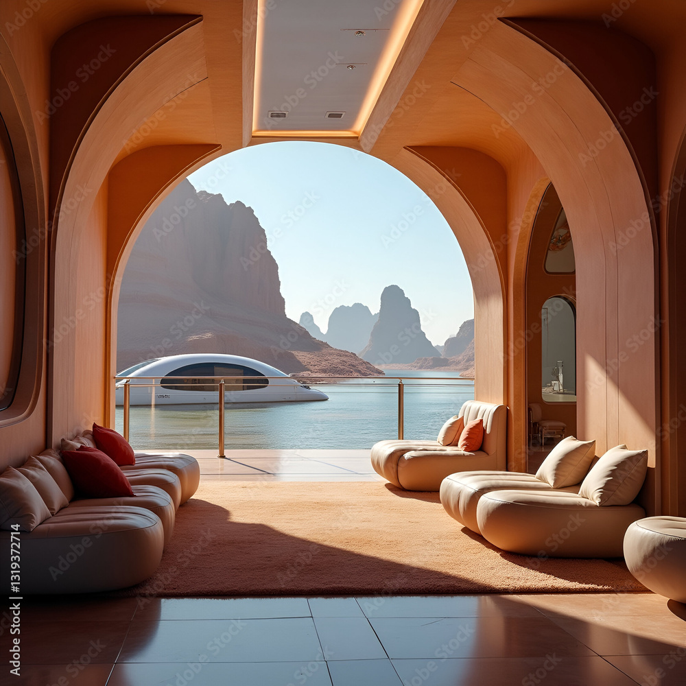 Fototapeta premium luxury hotel room