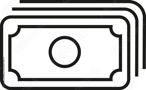 Finance editable line icon vector 