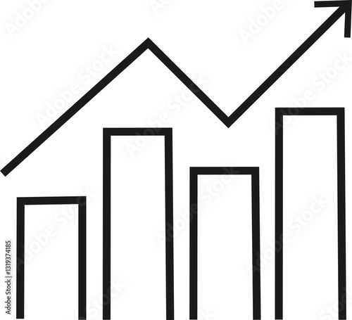 Finance editable line icon vector 