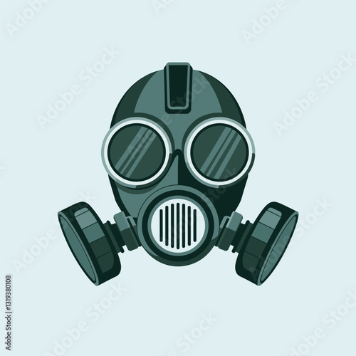 Heavy-Duty Gas Mask for Industrial and Chemical Protection