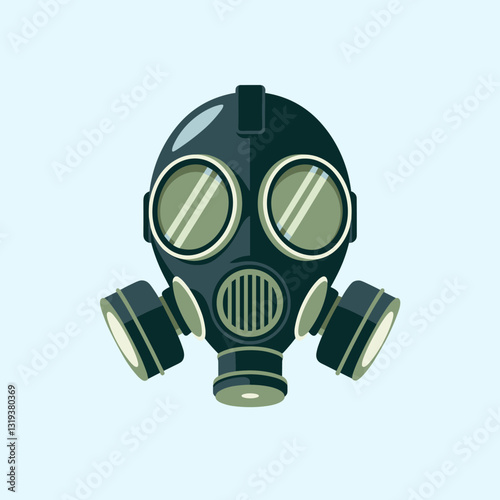 Heavy-Duty Gas Mask for Industrial and Chemical Protection