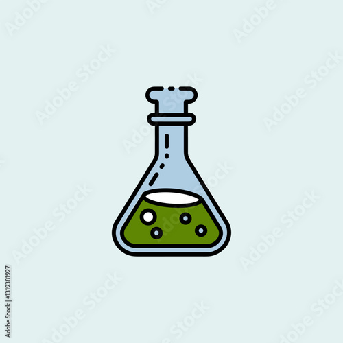 Graduated Measuring Cylinder in a Laboratory Setting