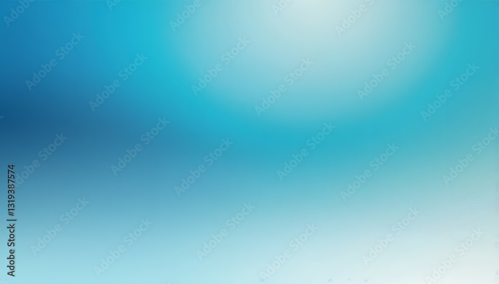 Obraz premium Modern blue and cyan gradient with artistic grain overlay for sleek design backgrounds