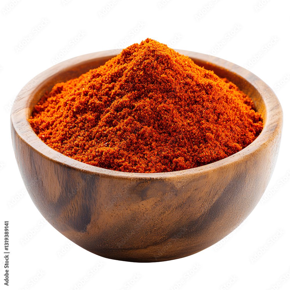 Red lentils in a wooden bowl on a transparent background PNG Red lentils in a wooden bowl on a transparent background PNG