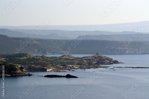 Veduta di Punta Argentina dalla costa di Porto Managu photo