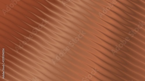 Platinum 4K format. Copper corporate abstract background with animation of diagonal stripes, triangles, gradient waves. Digital minimalistic geometric graphics design. Technological line metal.