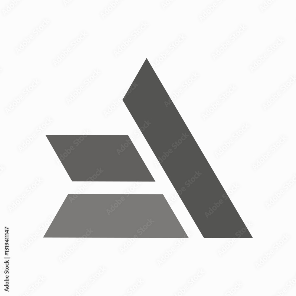 Logo A Monogram Letter Icon Vector Template. A logo Logo A Monogram Letter Icon Vector Template. A logo